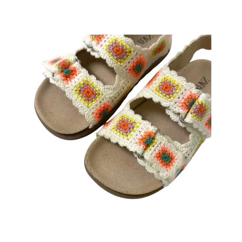 Zara Crocheted Sandals Girl’s Size US 10.5/ EU 27